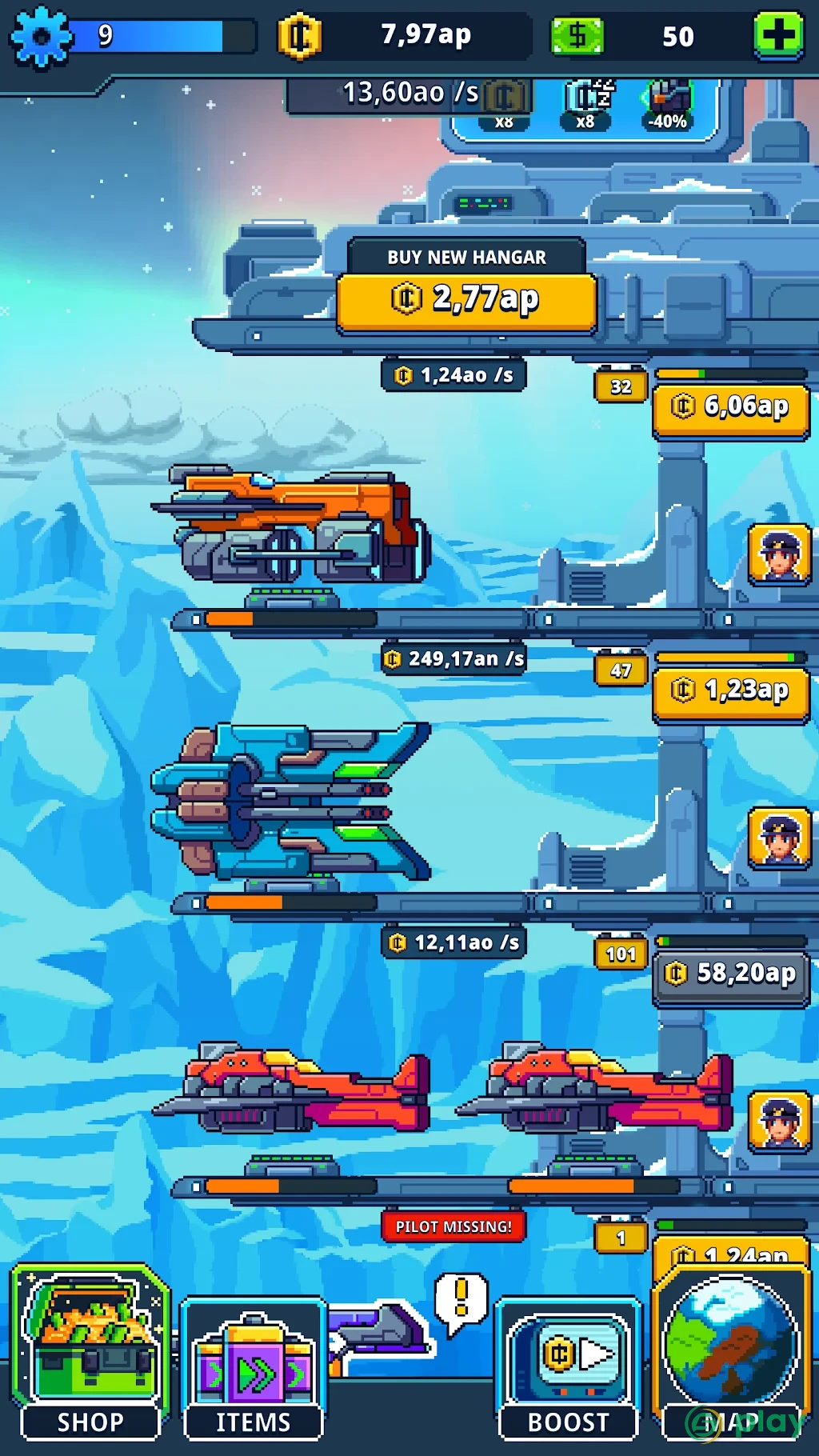 Idle Space Tycoon - Incremental Cash Game — скриншот 2