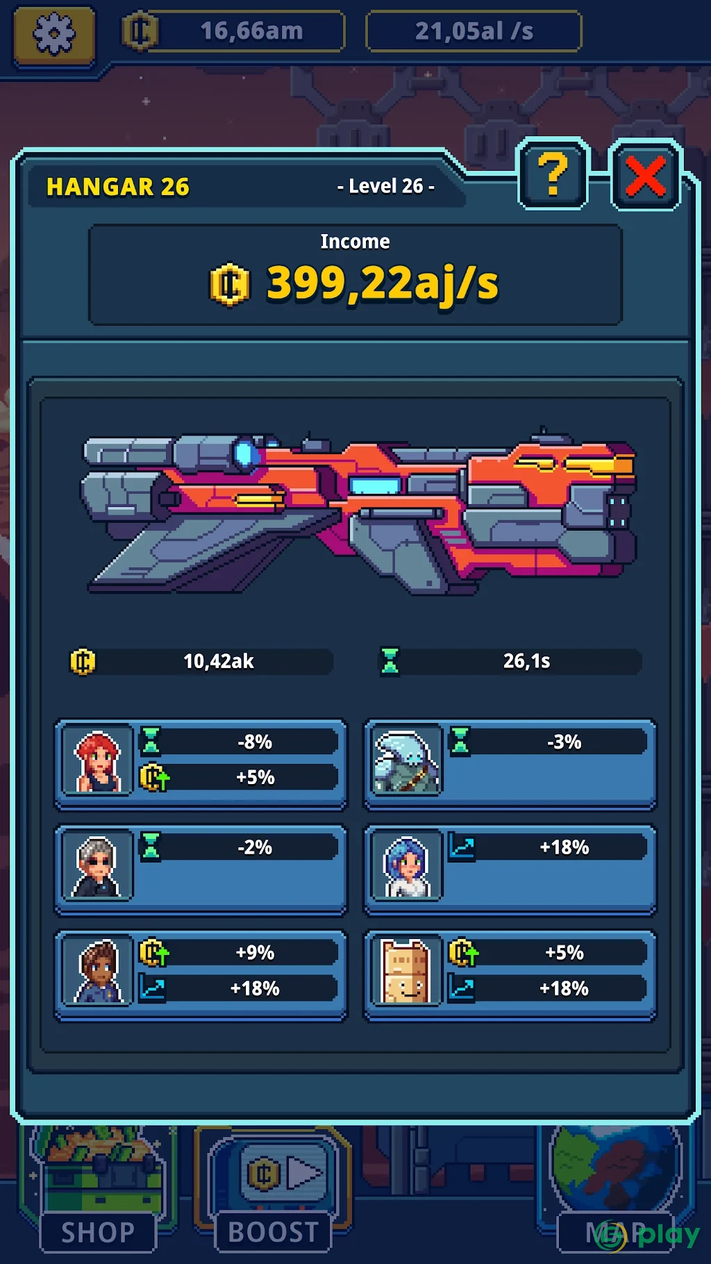 Idle Space Tycoon - Incremental Cash Game — скриншот 5