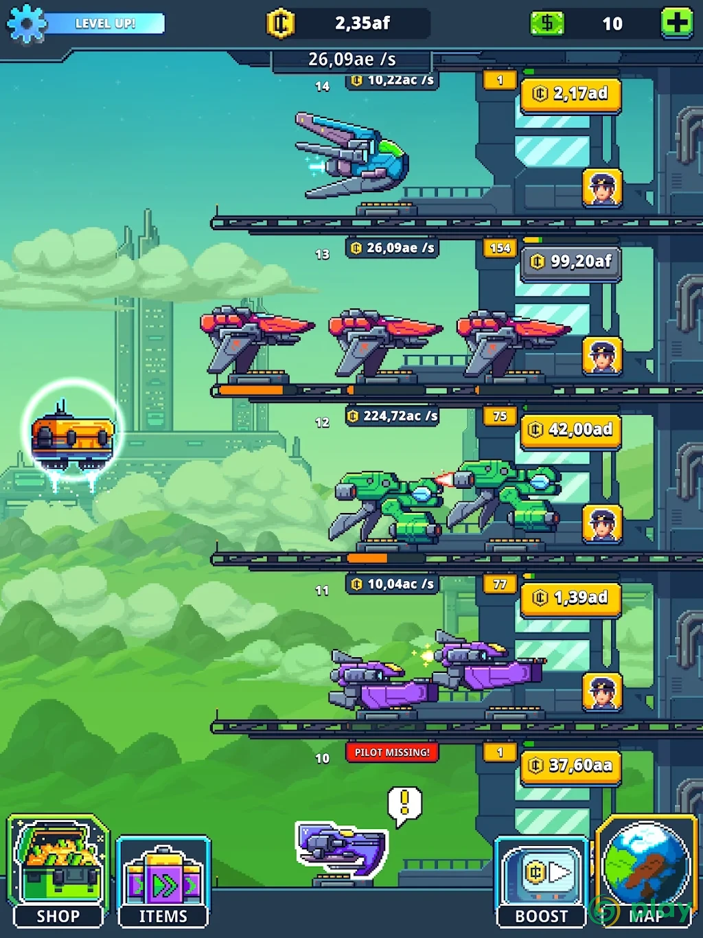 Idle Space Tycoon - Incremental Cash Game — скриншот 9