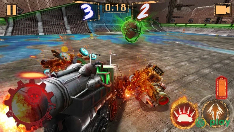 Реактивный автофутбол - Rocket Car Ball — скриншот 4
