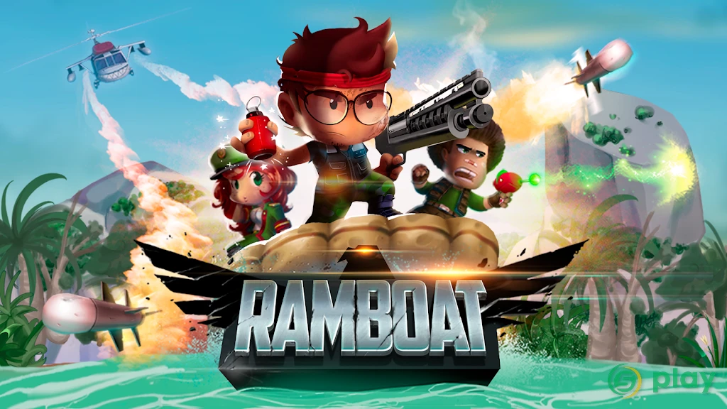 Ramboat - Jumping Shooter Game — скриншот 6