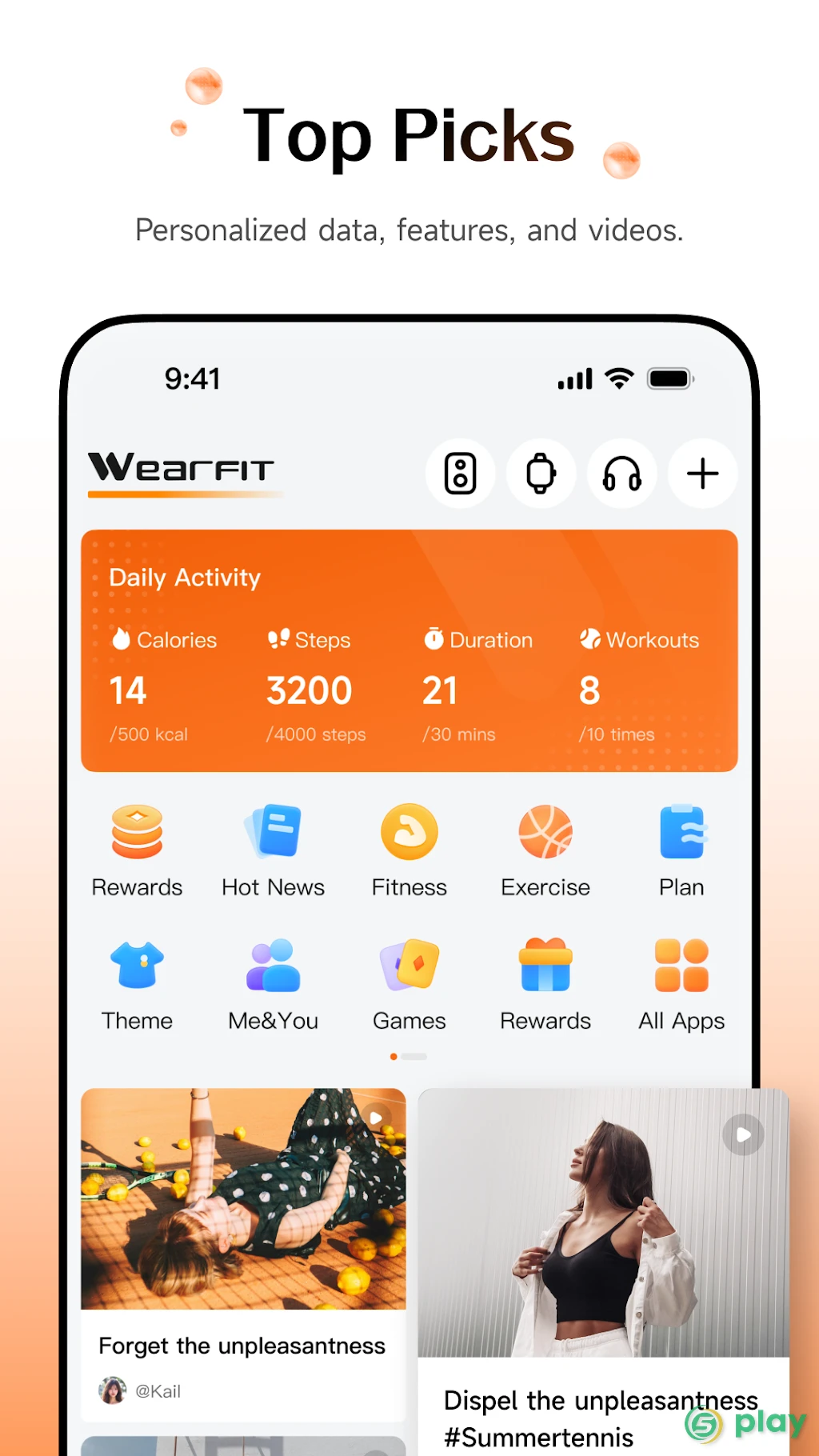 Wearfit Pro — скриншот 1