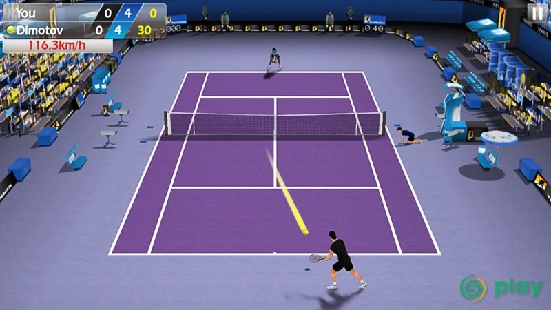 Теннис пальцем 3D - Tennis — скриншот 4