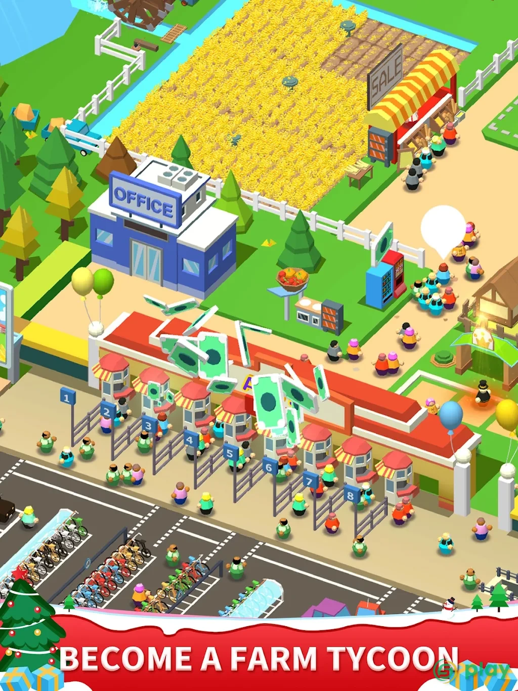 Idle Leisure Farm - Cash Clicker — скриншот 10
