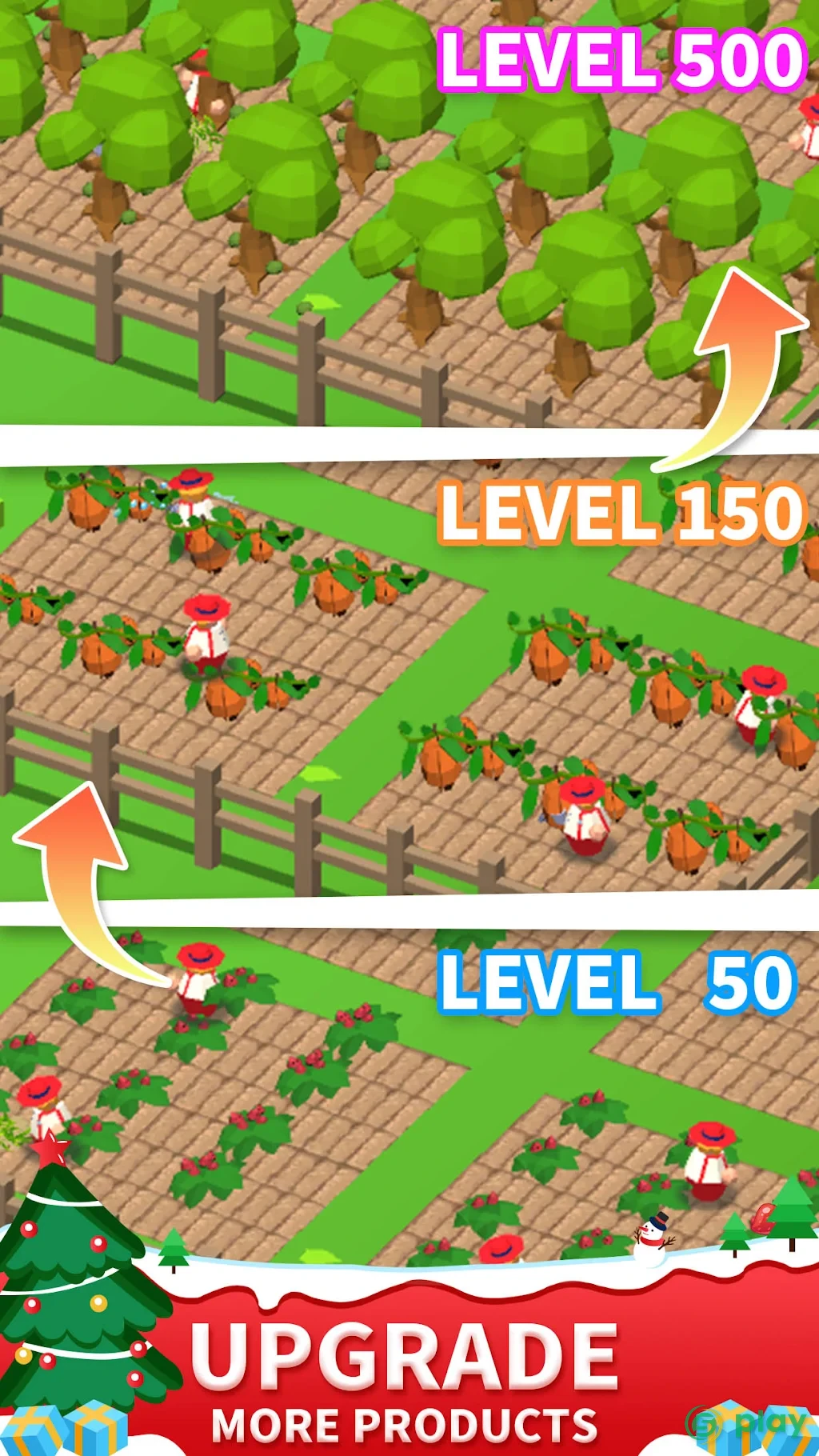 Idle Leisure Farm - Cash Clicker — скриншот 3