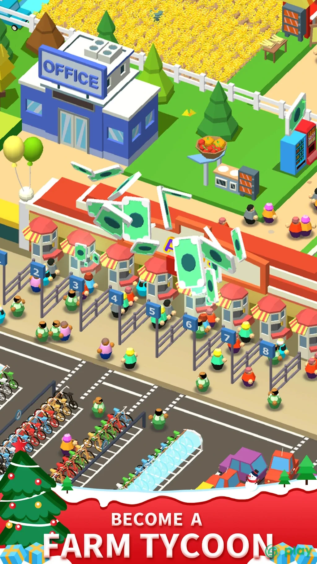 Idle Leisure Farm - Cash Clicker — скриншот 5