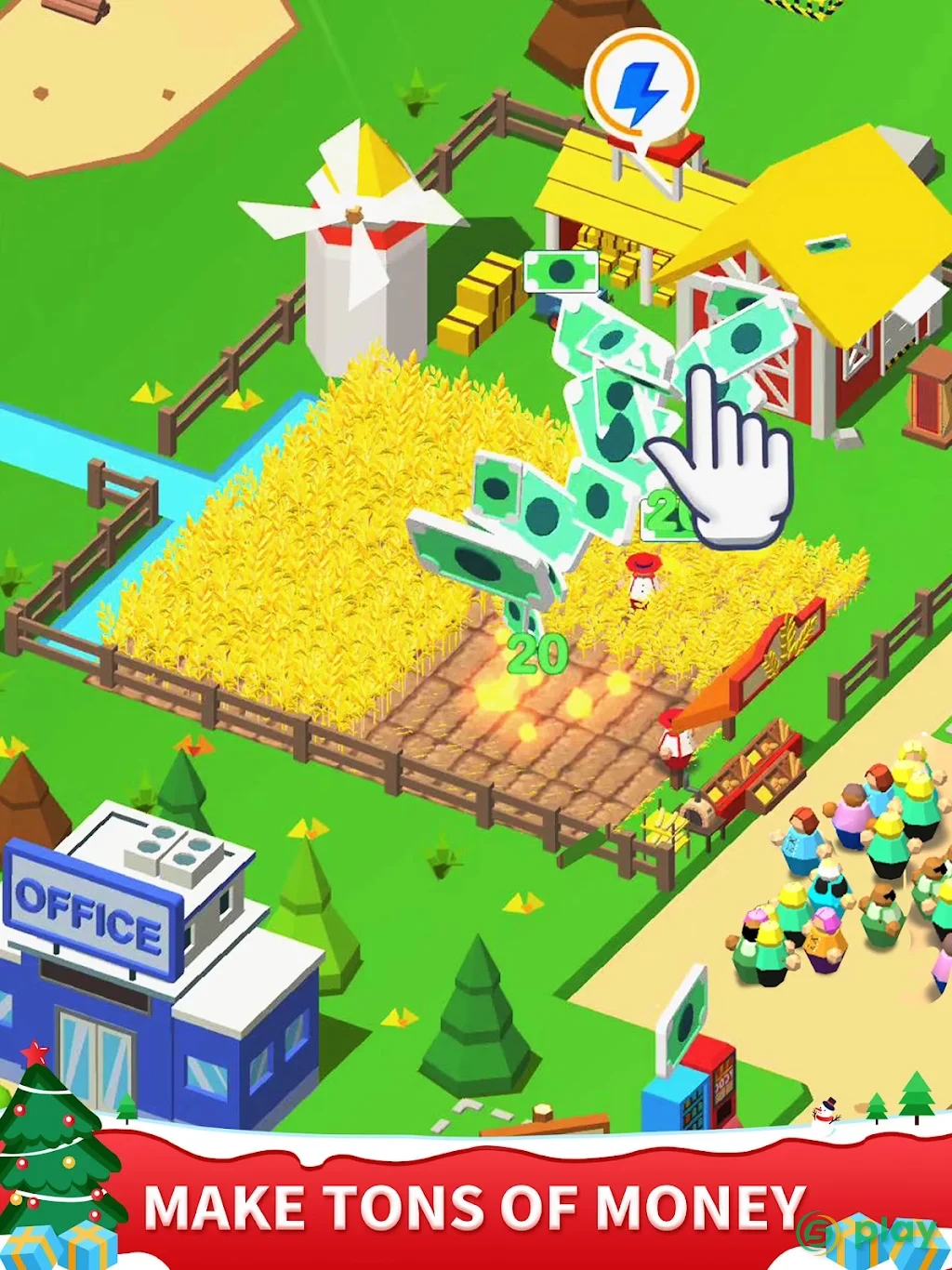 Idle Leisure Farm - Cash Clicker — скриншот 7