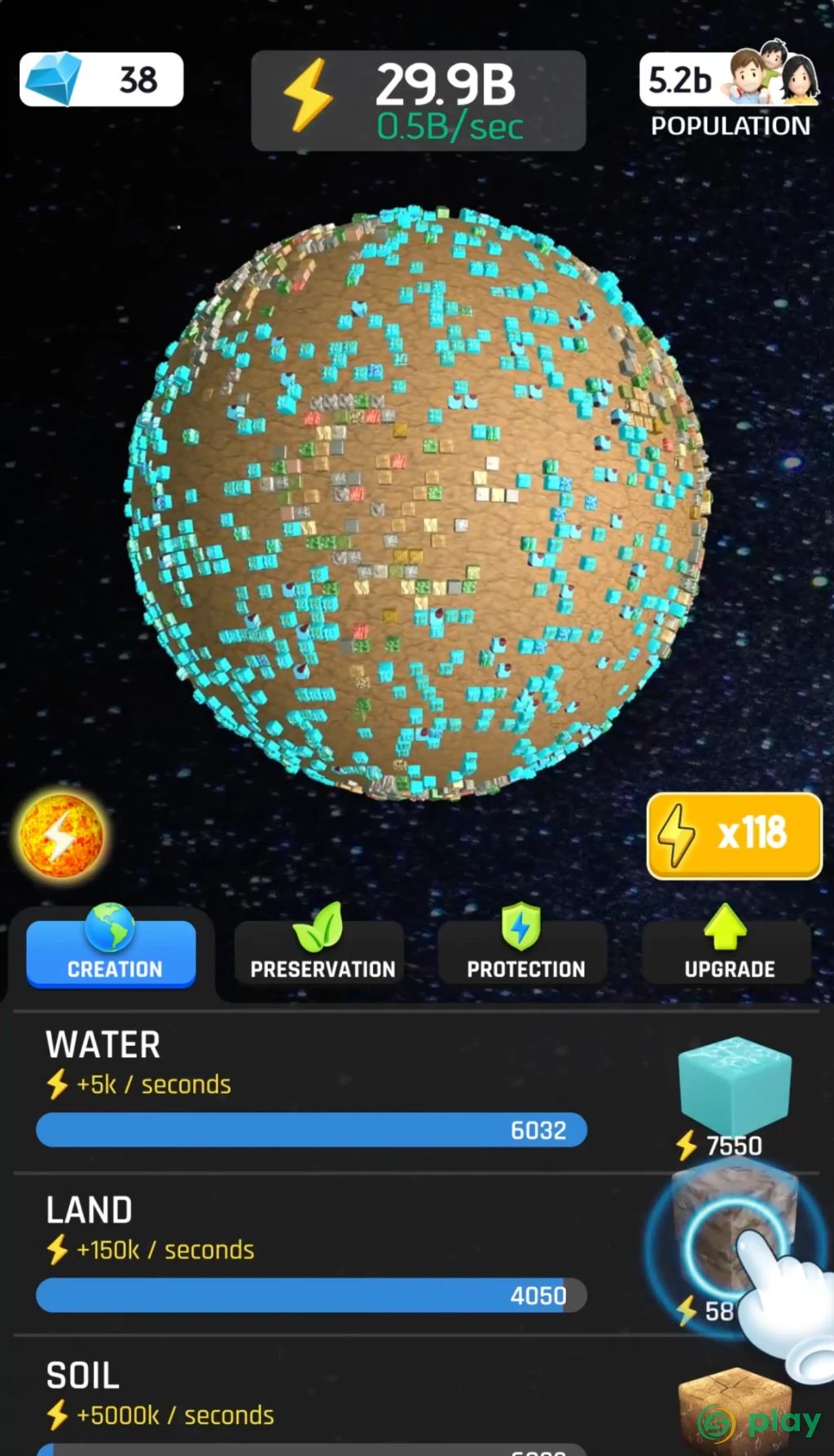 Idle World ! — скриншот 2