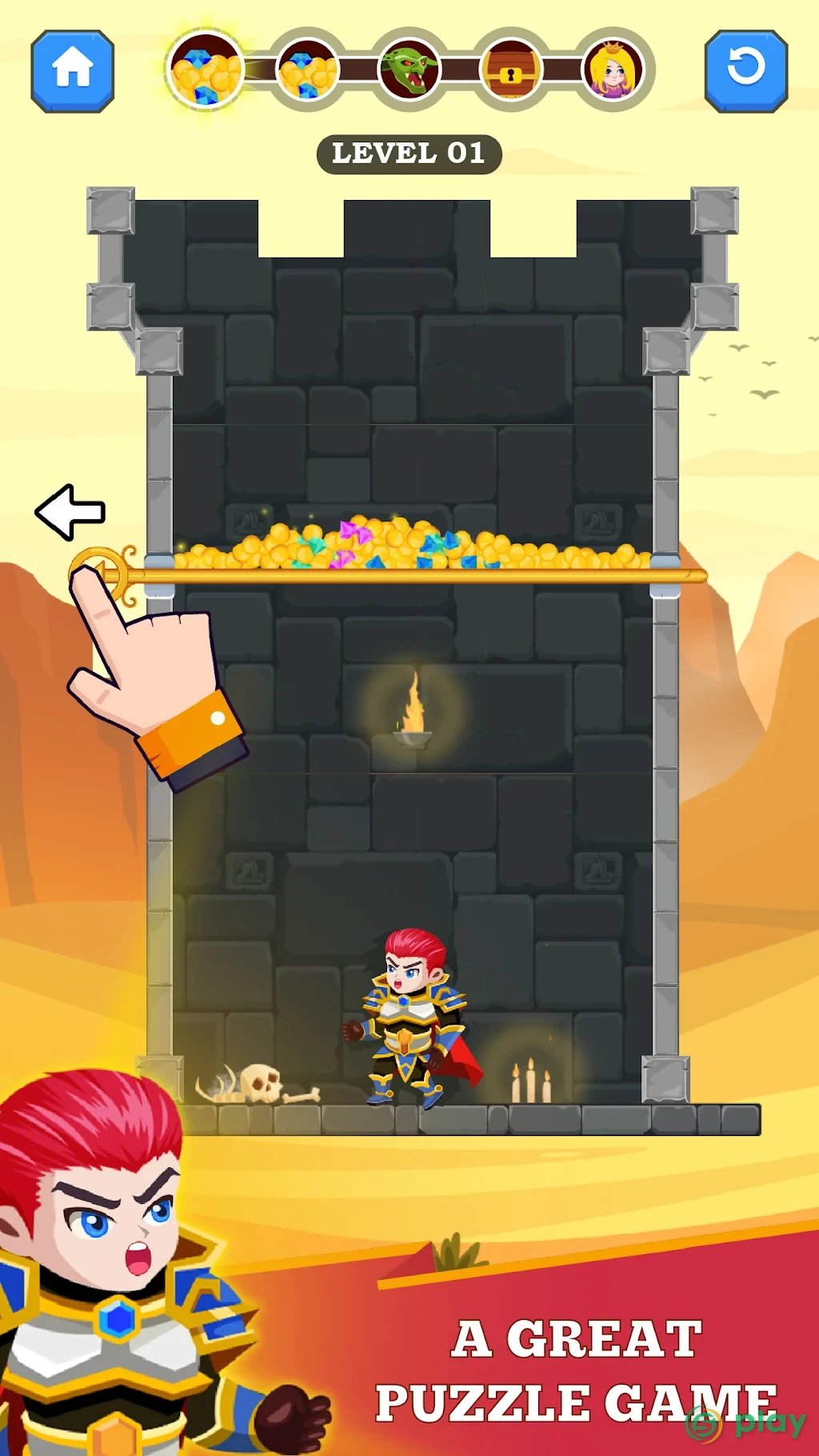 Hero Rescue — скриншот 1