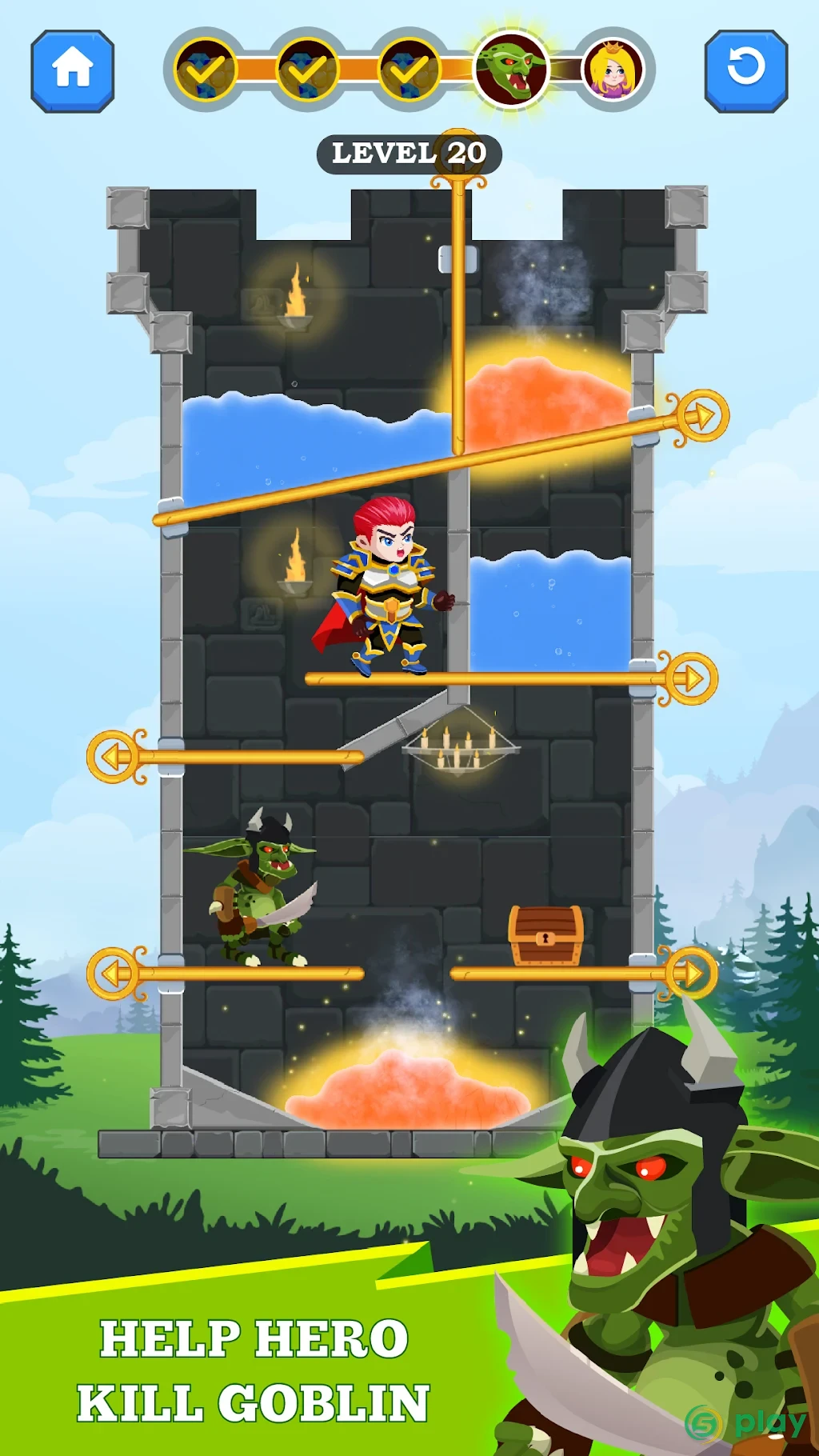Hero Rescue — скриншот 2
