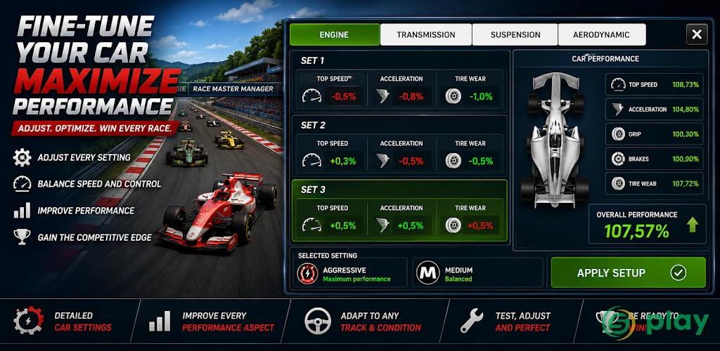 Race Master MANAGER — скриншот 2