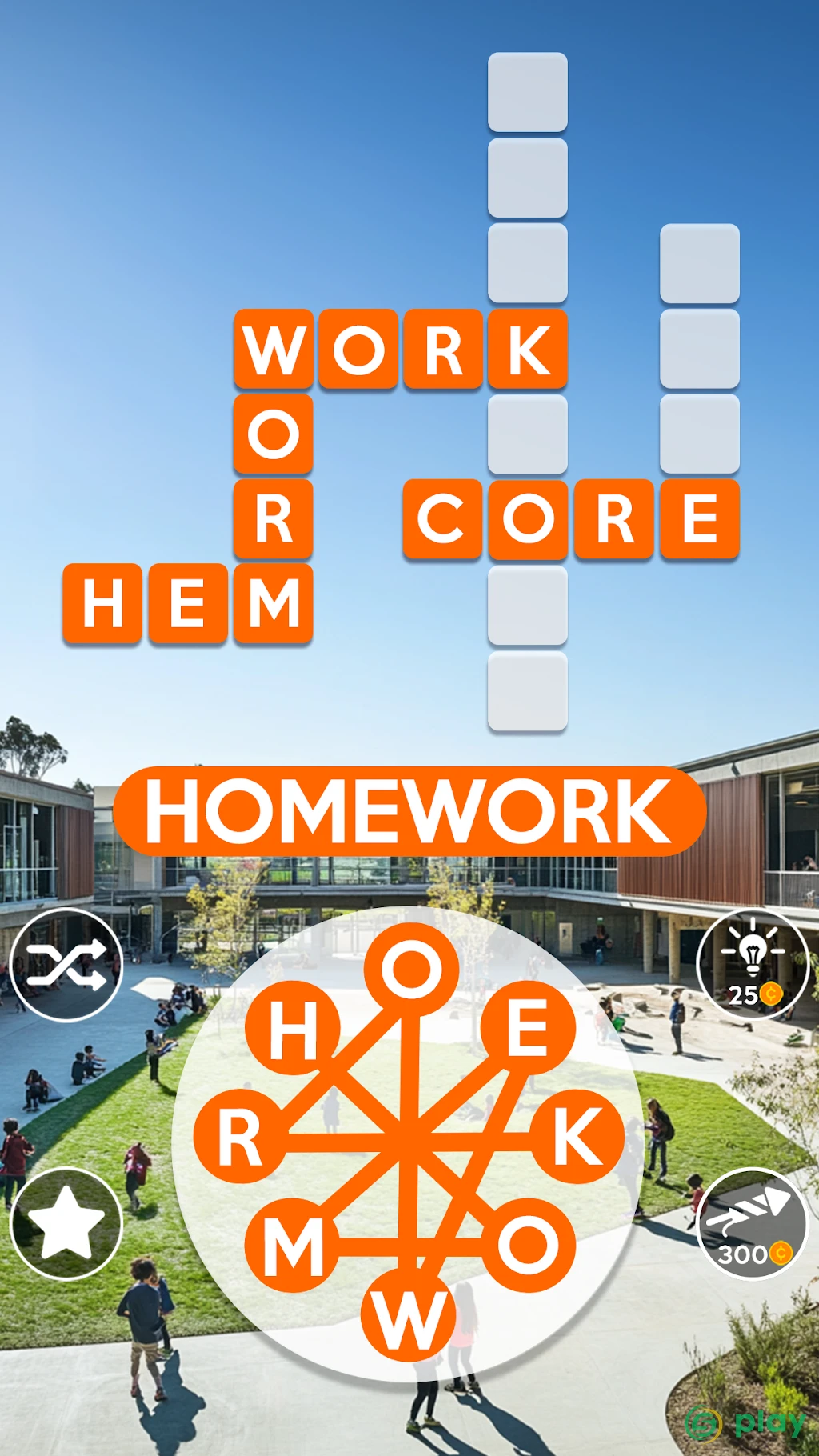 Wordscapes — скриншот 1