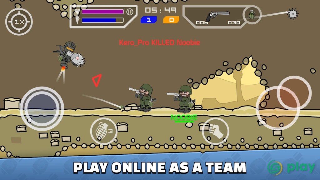 Mini Militia - Doodle Army 2 — скриншот 1