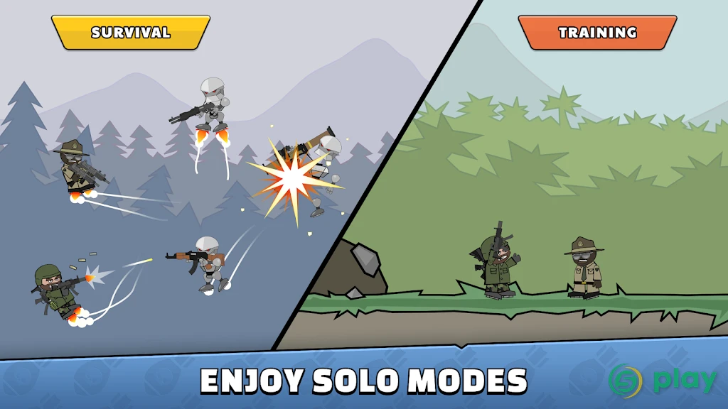 Mini Militia - Doodle Army 2 — скриншот 6