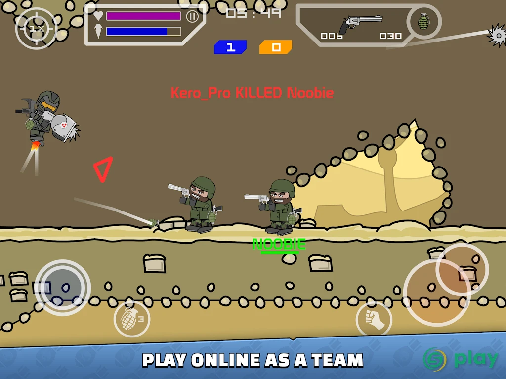 Mini Militia - Doodle Army 2 — скриншот 7
