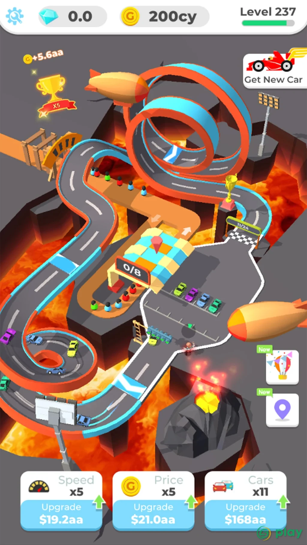 Idle Racing Tycoon-Car Games — скриншот 1