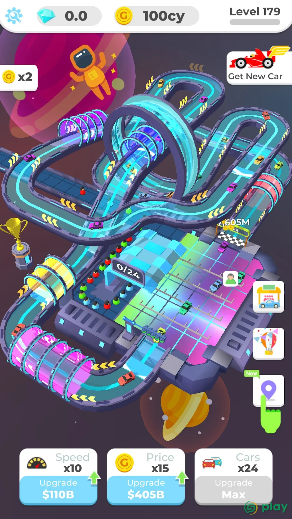 Idle Racing Tycoon-Car Games — скриншот 2