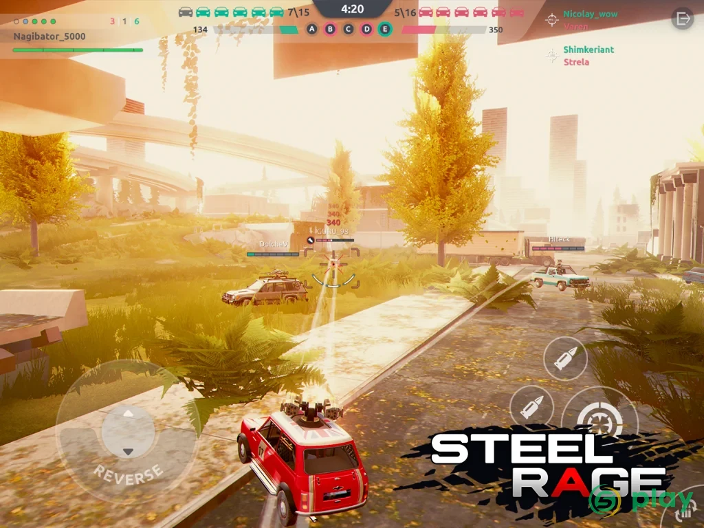 Steel Rage: онлайн ПвП шутер бои машин 2021 — скриншот 12