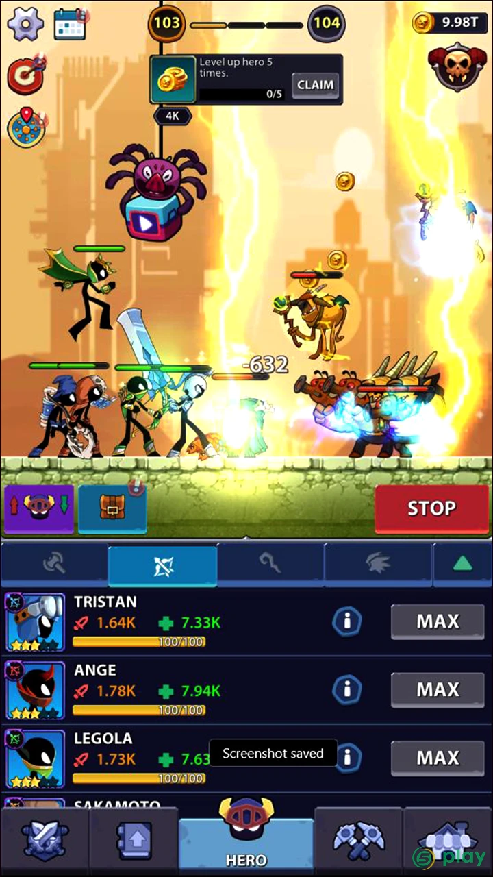 Stickman Heroes: Возраст монстров — скриншот 2