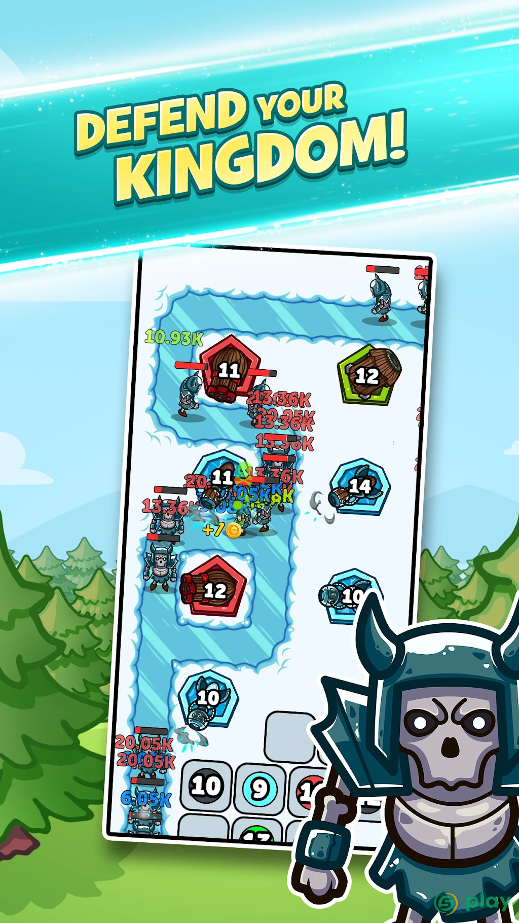 Merge Kingdoms - Tower Defense — скриншот 2
