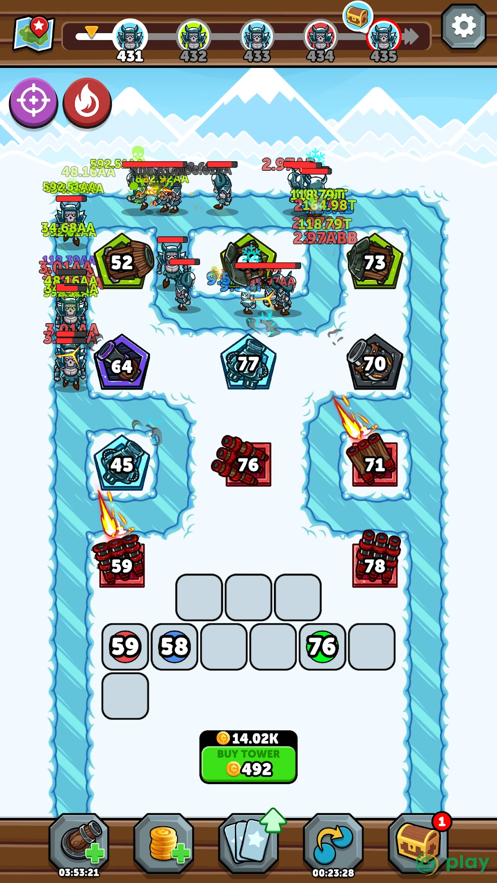 Merge Kingdoms - Tower Defense — скриншот 8