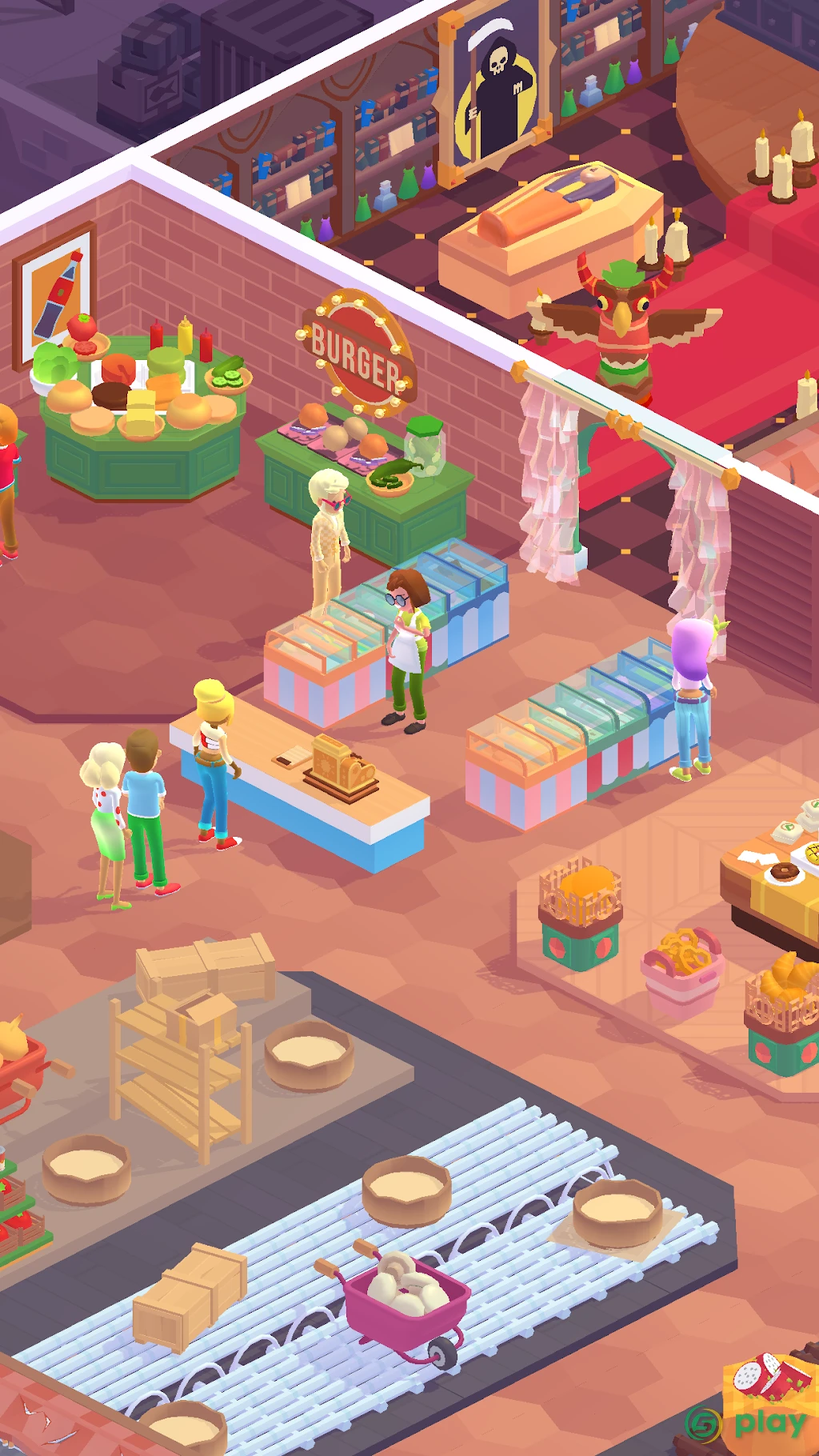 Mini Market - Food Сooking Game — скриншот 2
