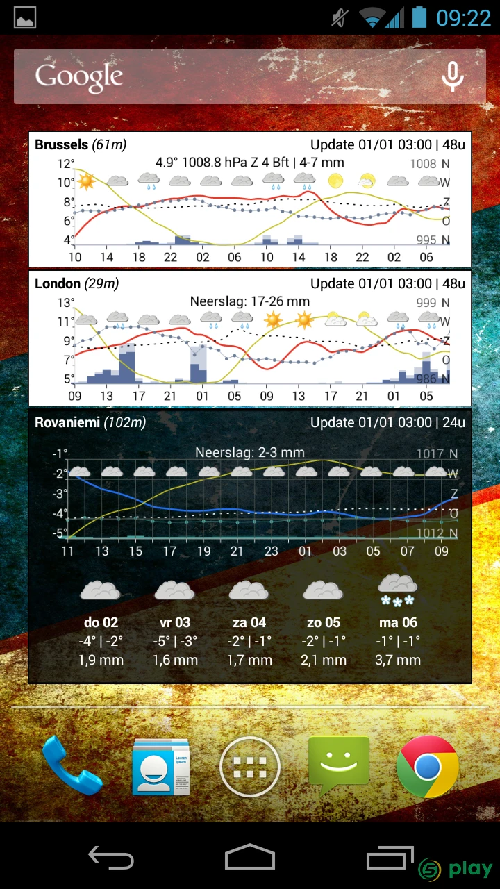 Meteogram Weather Widget - Donate version — скриншот 5