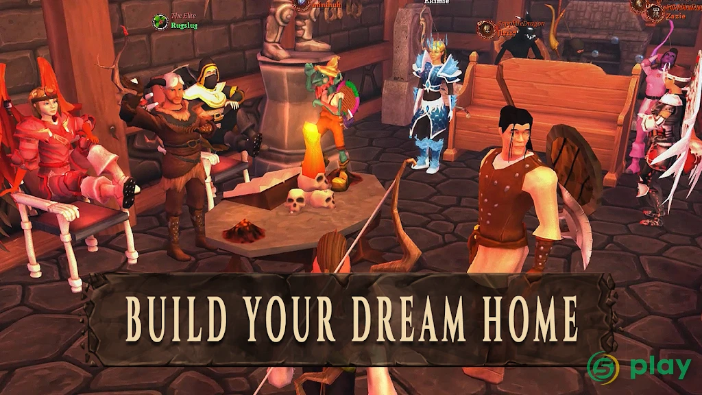 Крестьяне и герои 3D MMO — скриншот 3