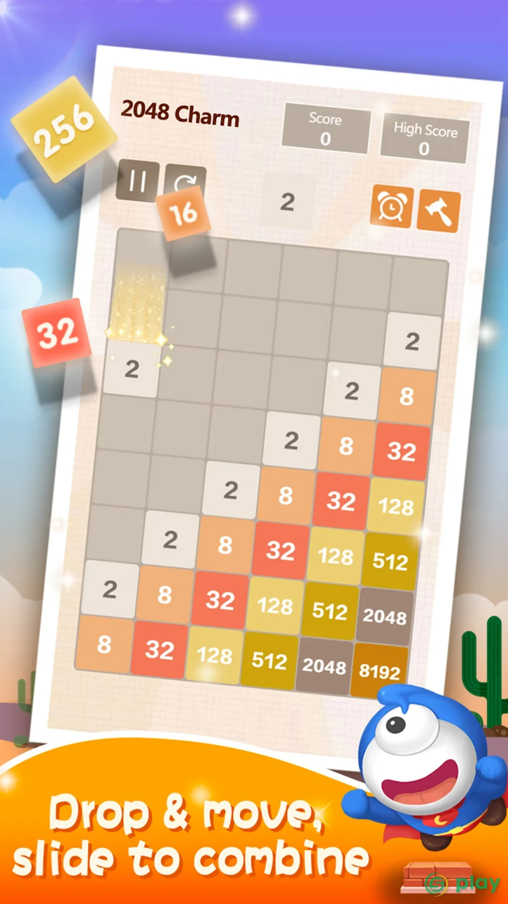 2048 Очарование: классический & Новые игры 2048 — скриншот 5