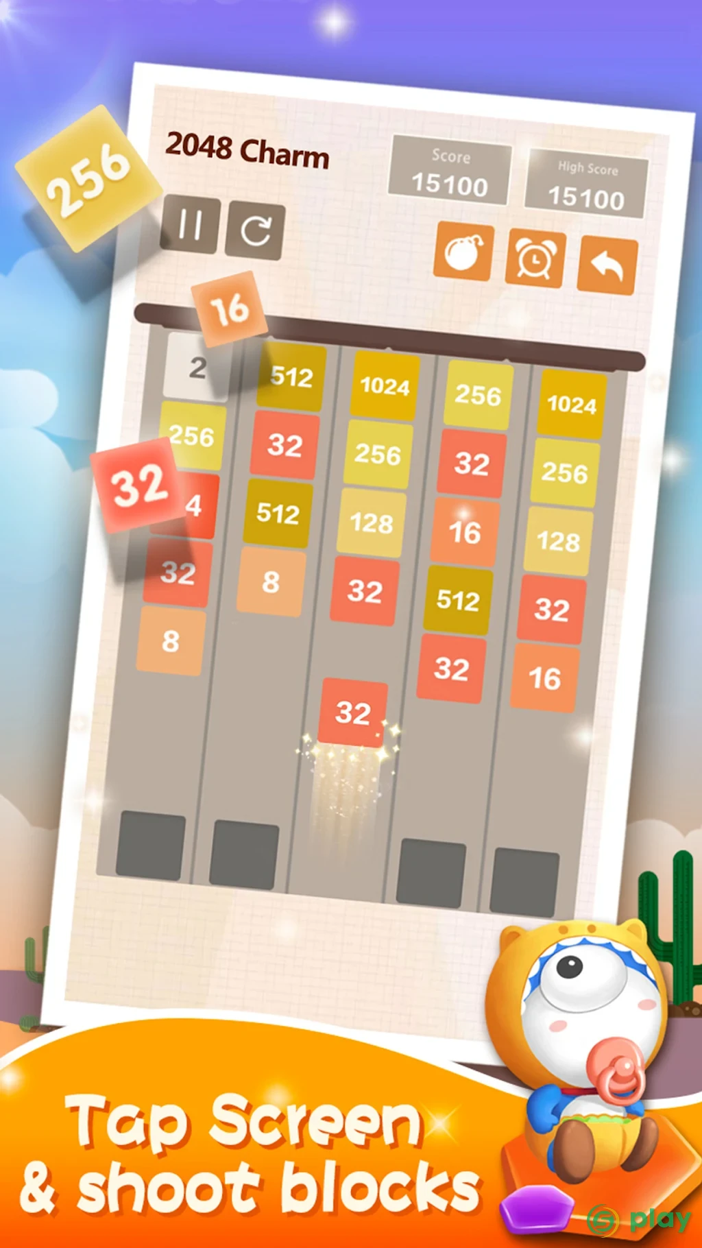 2048 Очарование: классический & Новые игры 2048 — скриншот 6