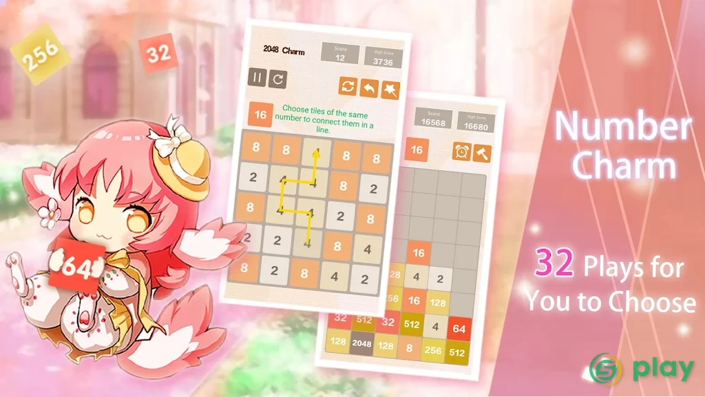 2048 Очарование: классический & Новые игры 2048 — скриншот 8
