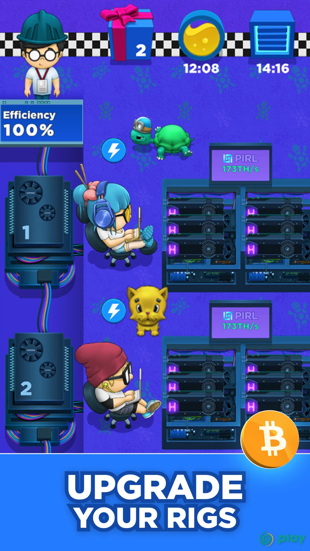 Crypto Idle Miner - Bitcoin Tycoon — скриншот 4