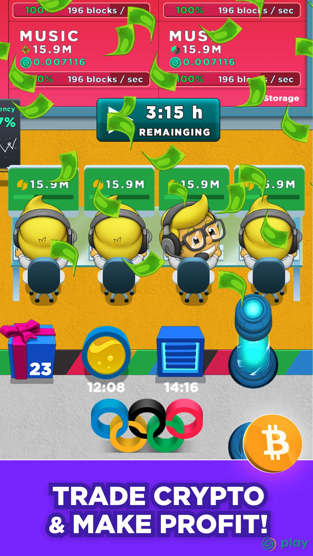 Crypto Idle Miner - Bitcoin Tycoon — скриншот 6