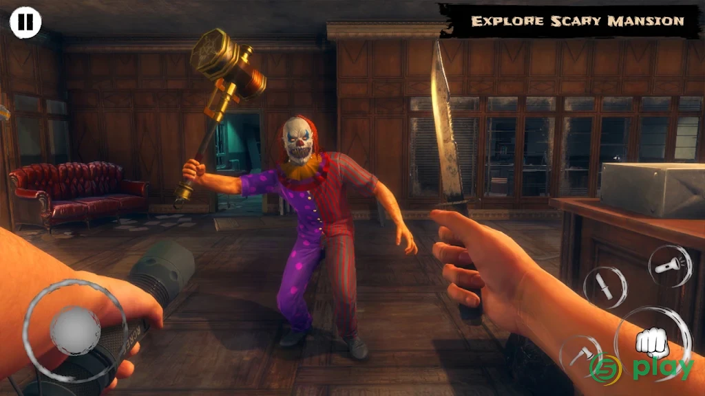 Horror Clown Survival — скриншот 1