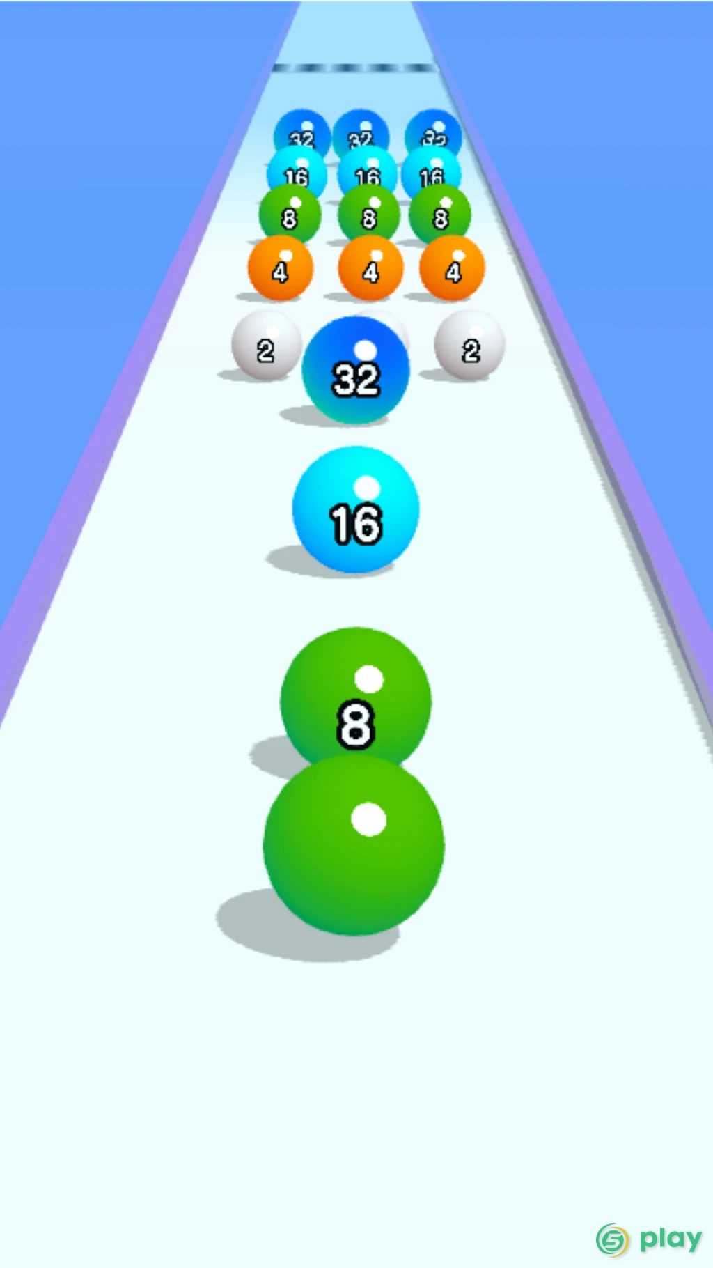 Ball Run 2048 — скриншот 2