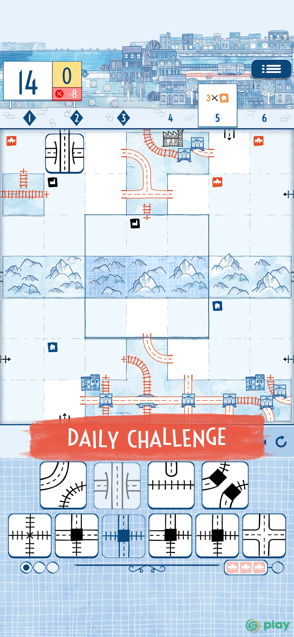 Railroad Ink Challenge — скриншот 3