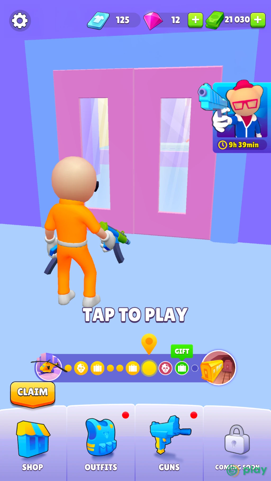 Run n Gun - AIM Shooting — скриншот 1