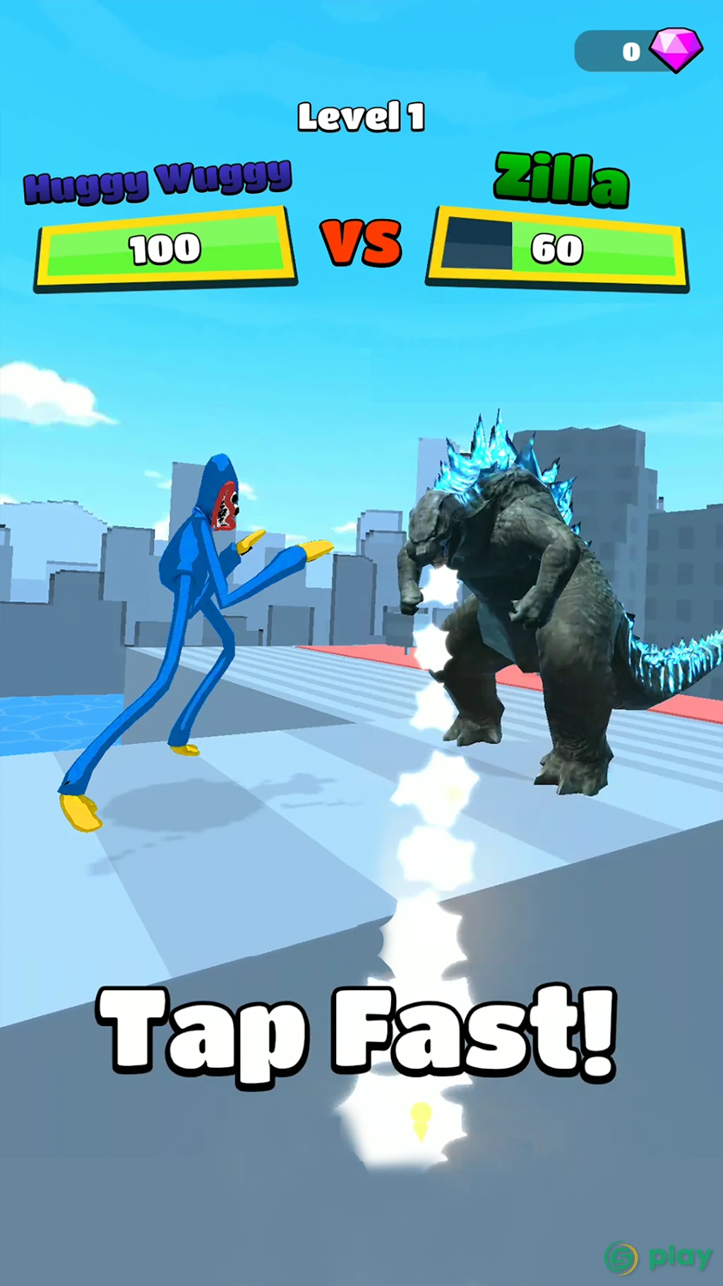 Kaiju Run — скриншот 1