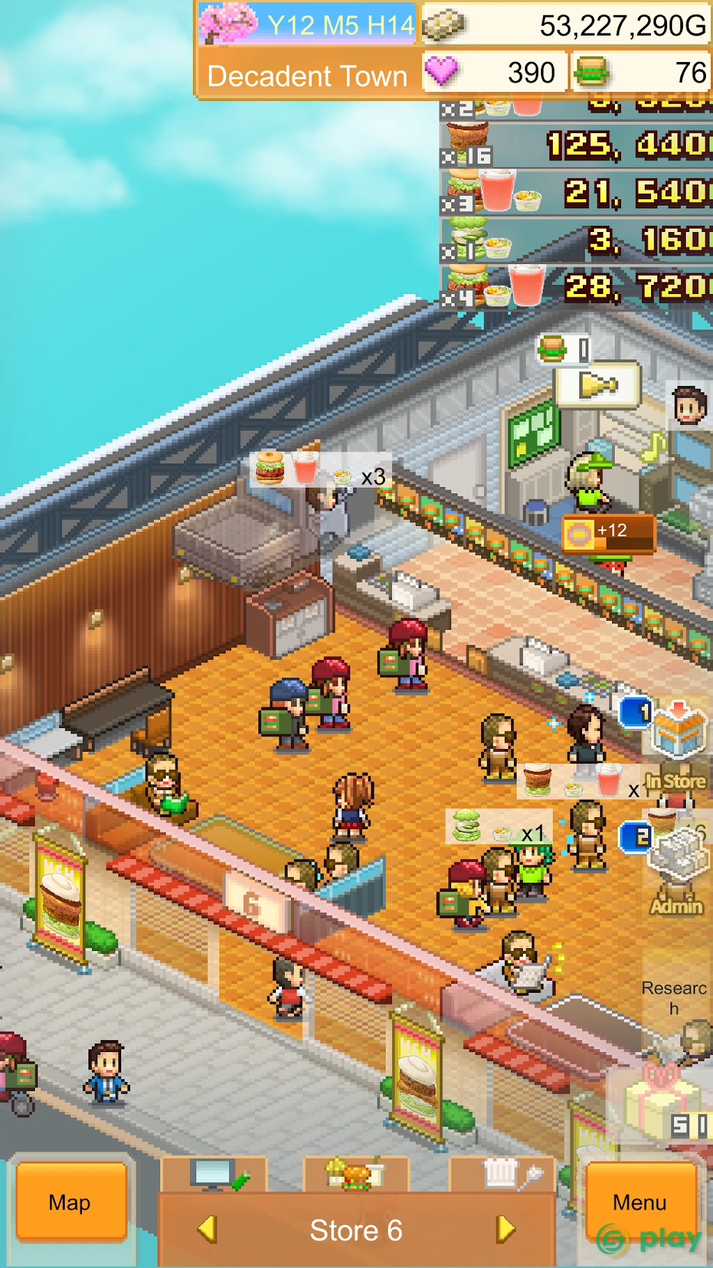 Burger Bistro Story — скриншот 8