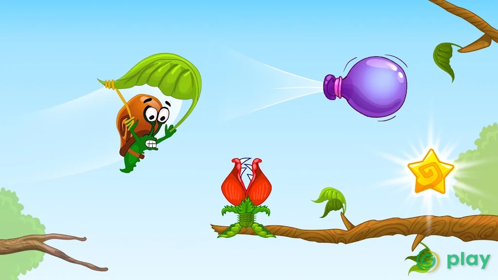 Улитка Боб 1: Яркая Мобильная Игра Для Всей Семьи — скриншот 2