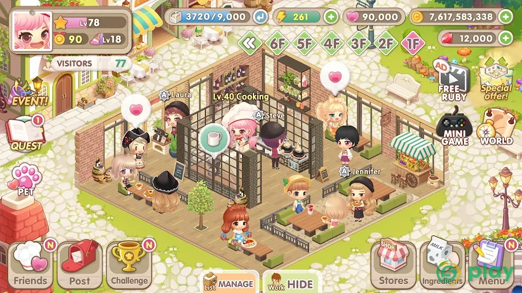 My Secret Bistro - Play cooking game with friends — скриншот 8