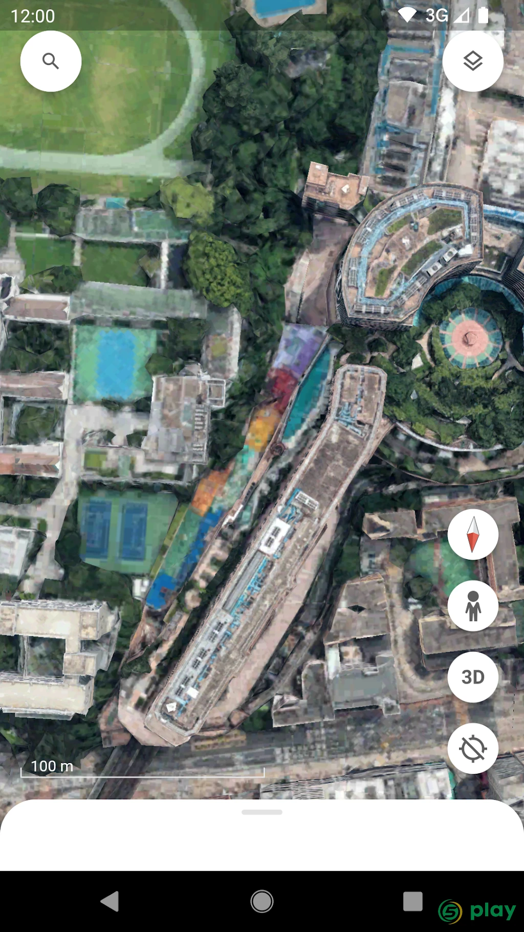 Google Earth — скриншот 1