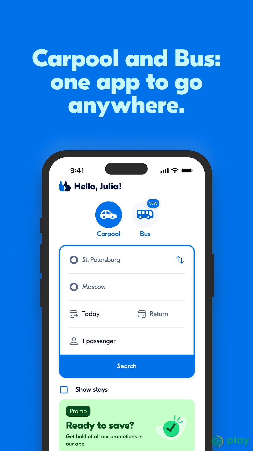 BlaBlaCar - Поиск попутчиков — скриншот 1
