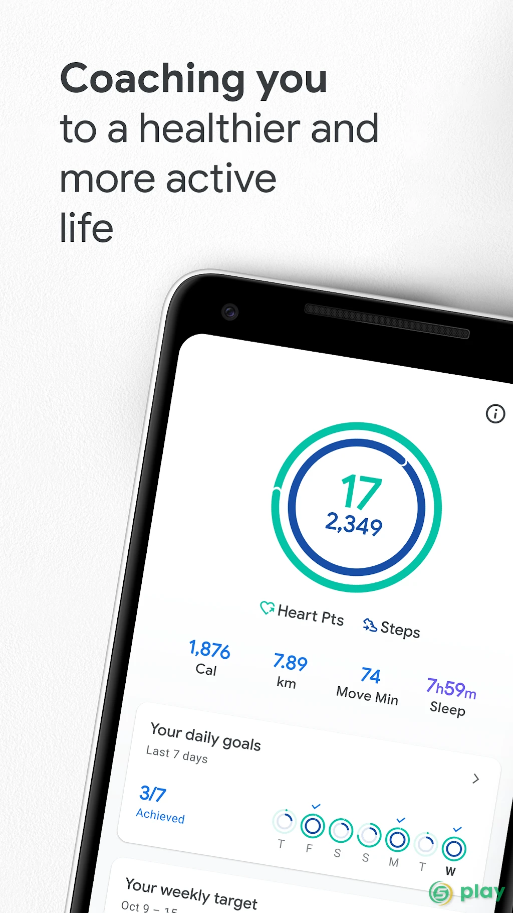 Google Fit – здоровье и трекер активности — скриншот 1