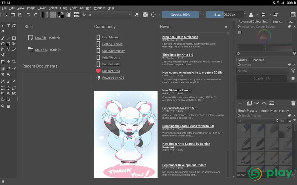 Krita — скриншот 2