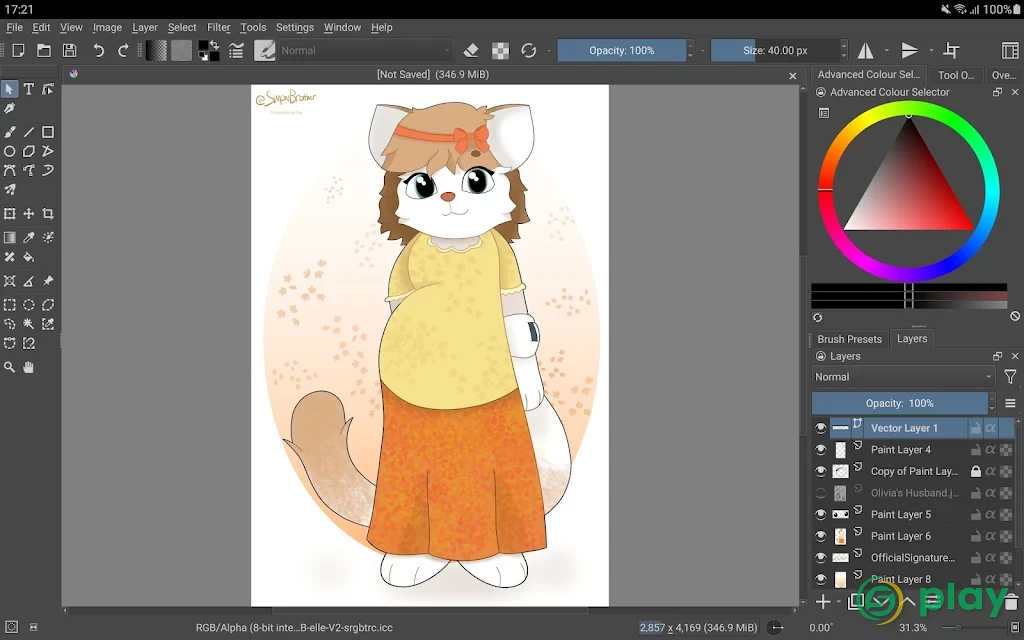 Krita — скриншот 6