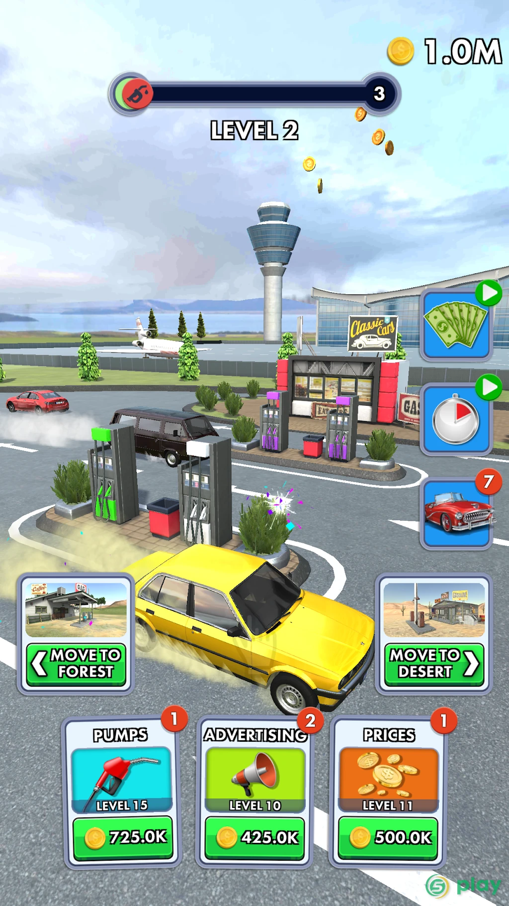 Idle Gas Station — скриншот 2