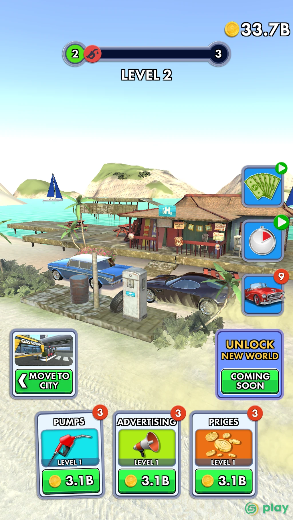 Idle Gas Station — скриншот 5