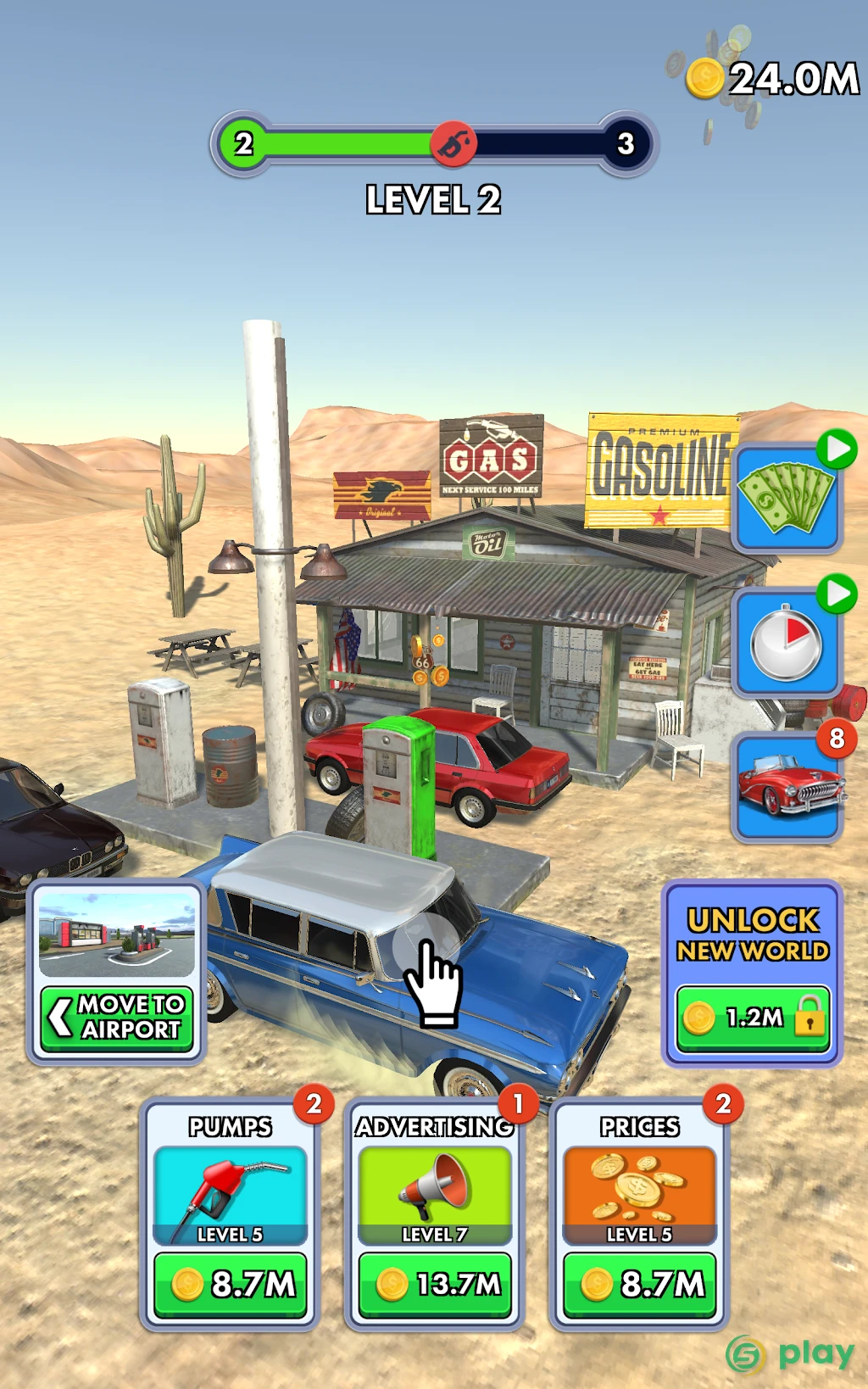Idle Gas Station — скриншот 8