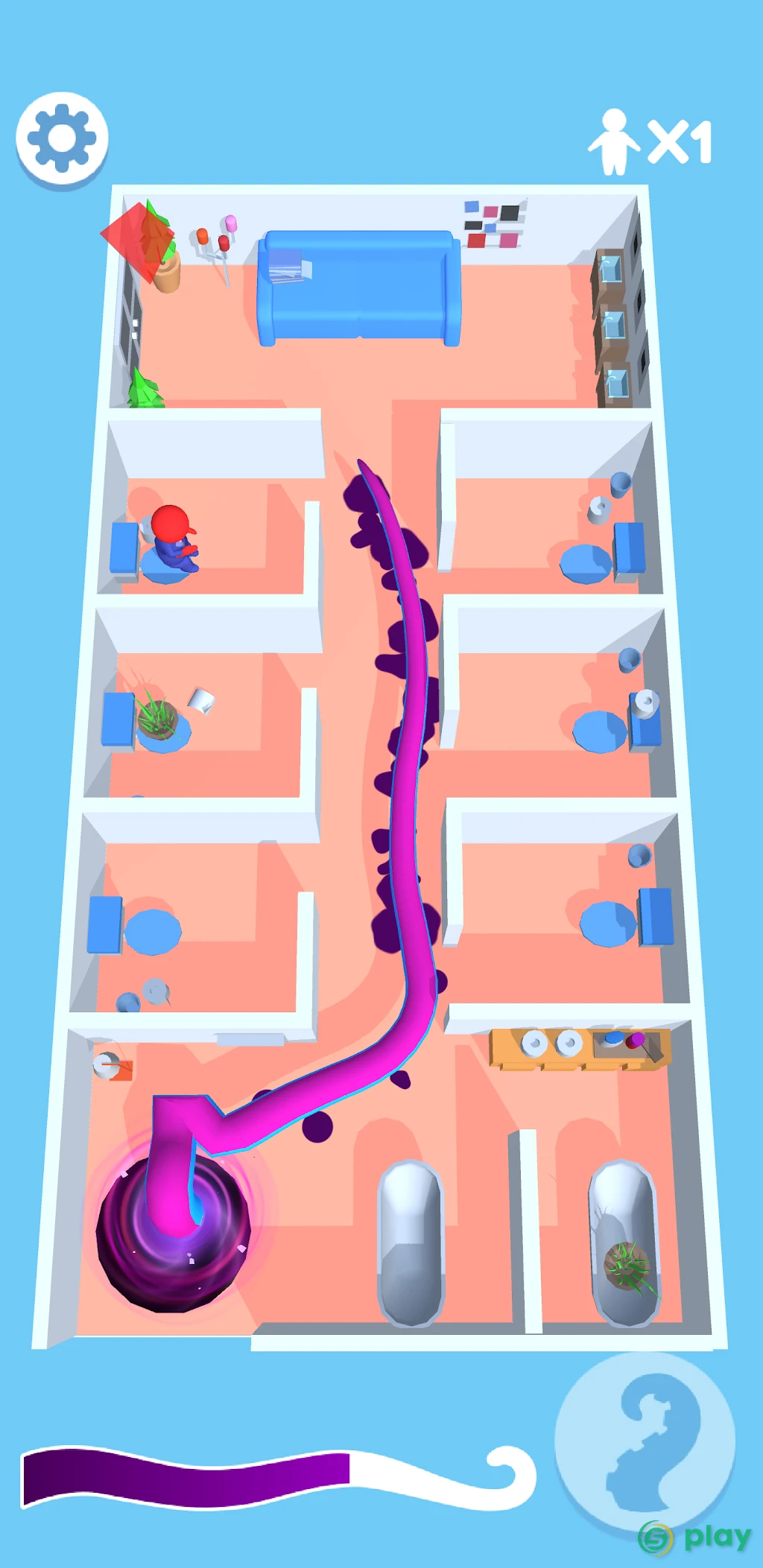 Tentacle Monster 3D — скриншот 9